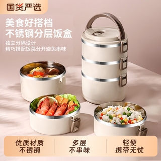 礼金+下拉！不锈钢饭盒多层